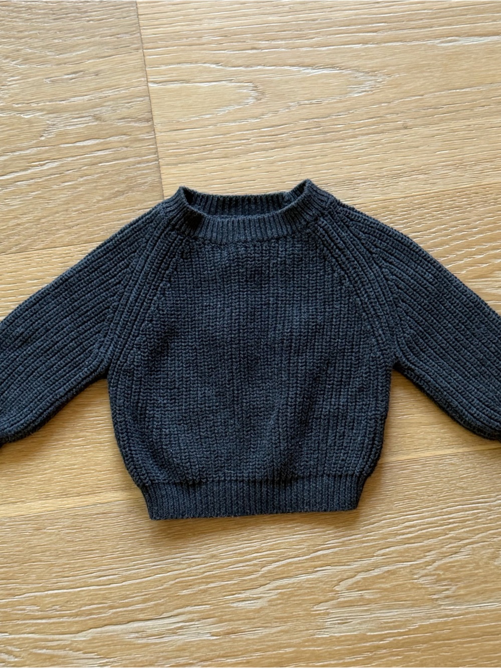 Donsje - Grey Rib-Knit Sweater